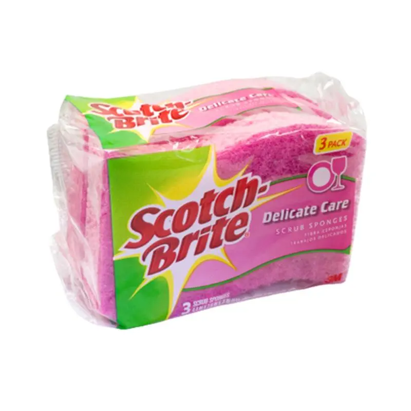 3M Scotch-Brite Light-Duty Scrub Sponges – 3-Pack 1