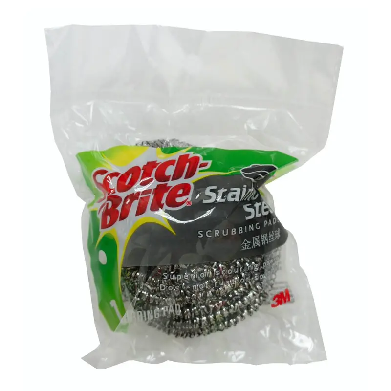 3M Scotch-Brite Metallic Spiral Scrub Ball – Single Unit (20 G) 1