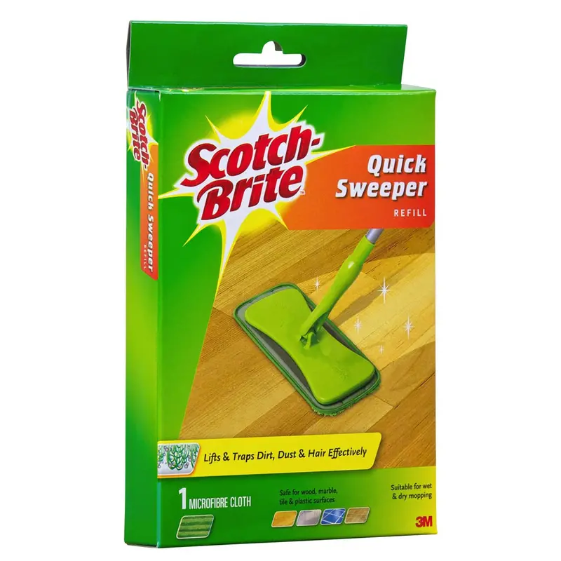 3M Scotch-Brite Quick Sweeper Replacement Pad 1