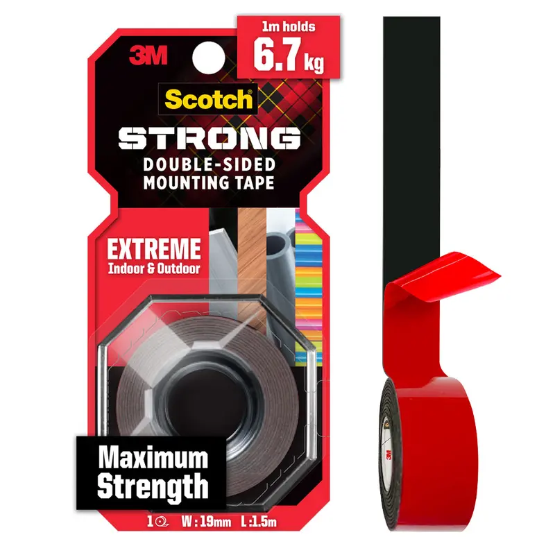 3M Scotch Extreme-Duty Double-Sided Mounting Tape – 19Mm × 1.5M 1