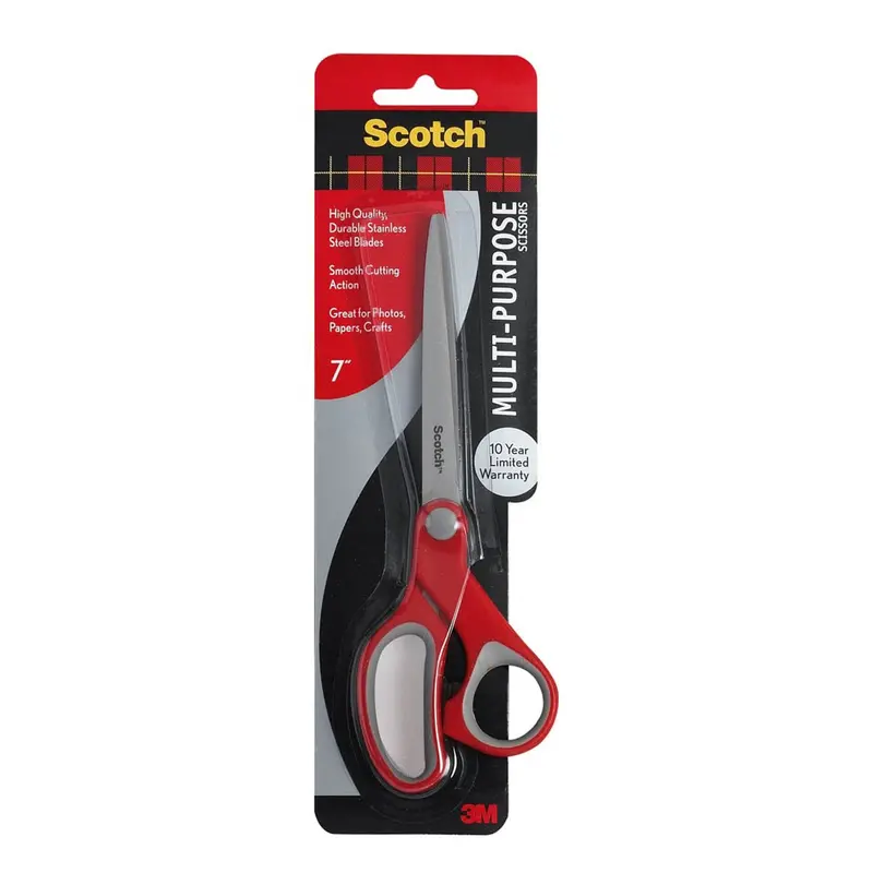 3M Scotch General-Use Multi-Purpose Scissors – 7-Inch Size 1