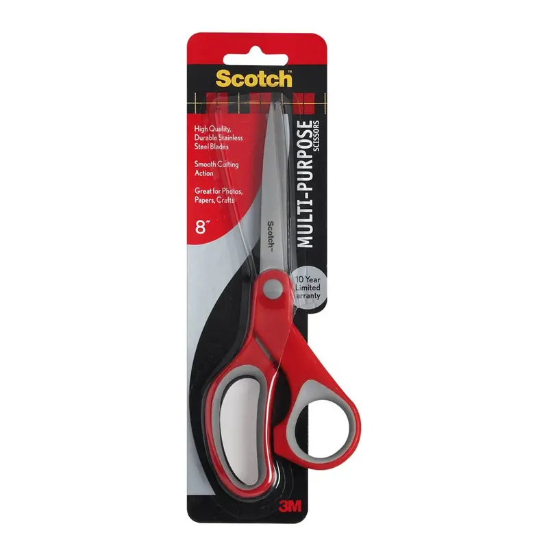3M Scotch Heavy-Duty Multi-Purpose Scissors – 8-Inch Blade 1