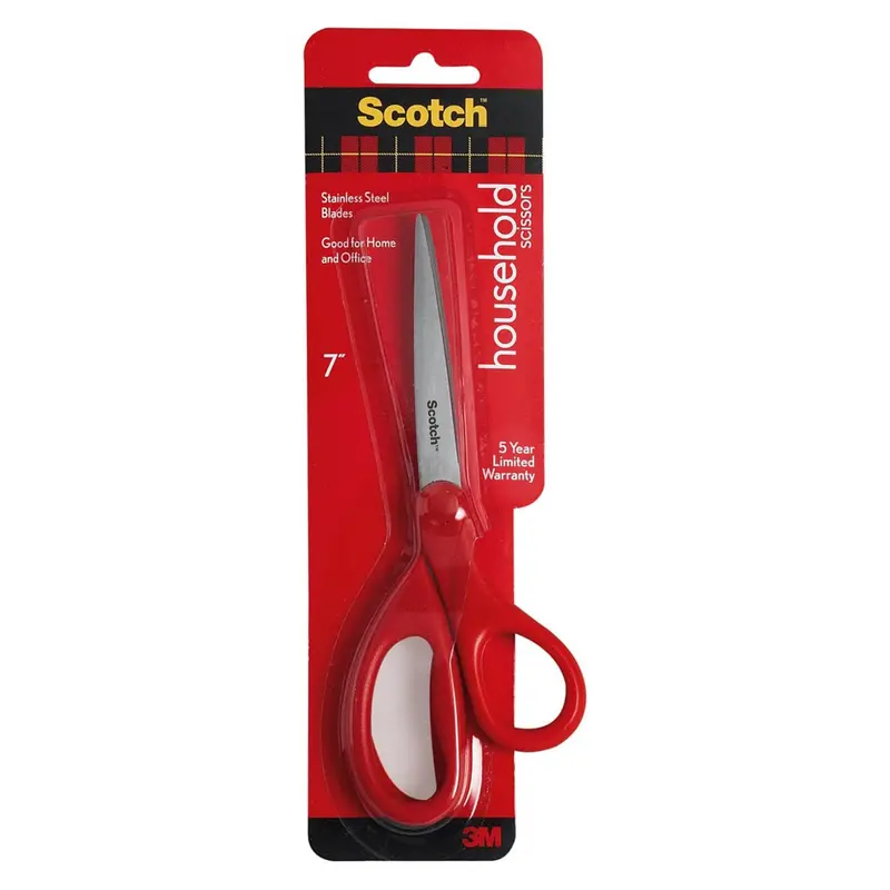 3M Scotch Household Scissors – 7-Inch, Precision-Cut Blades 1