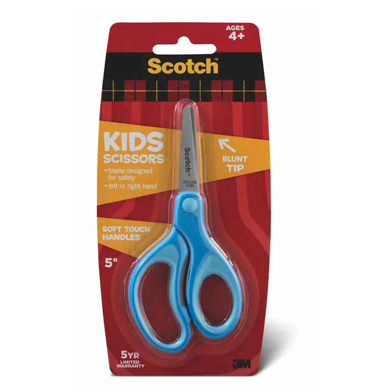 3M Scotch Kids’ Safety Scissors – 5-Inch, Colorful Pink & Blue Design 1