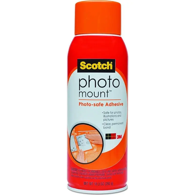 3M Scotch Photo Mount Spray Adhesive – 10.3 Oz 1