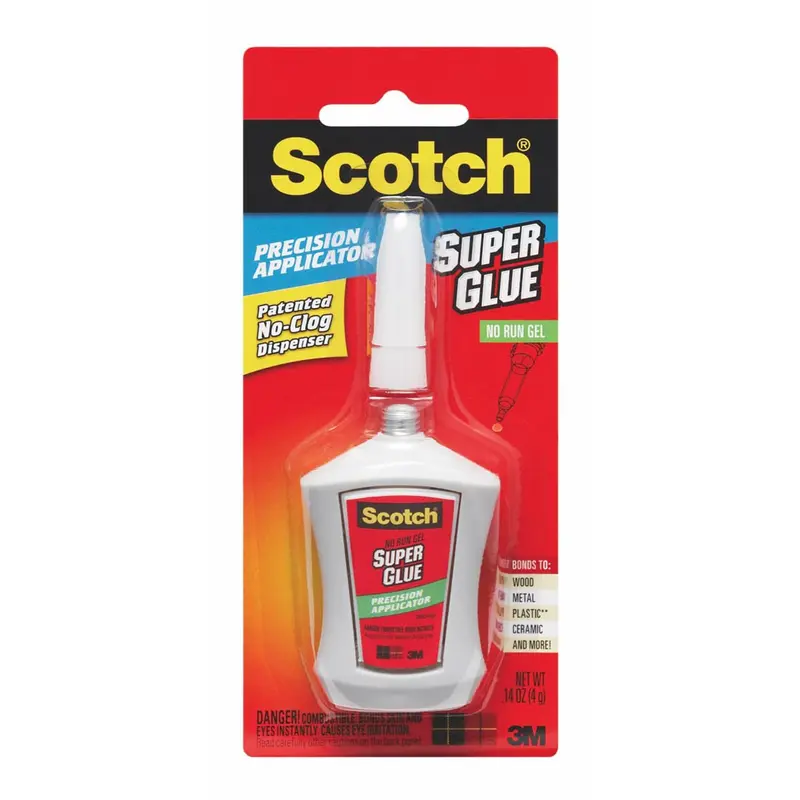 3M Scotch Super Glue Gel – Precision Tip Applicator, 4 G Tube 1