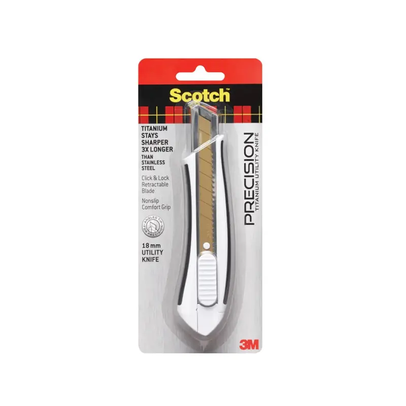 3M Scotch Ti-Kl Titanium Utility Knife – Large Handle Design 1