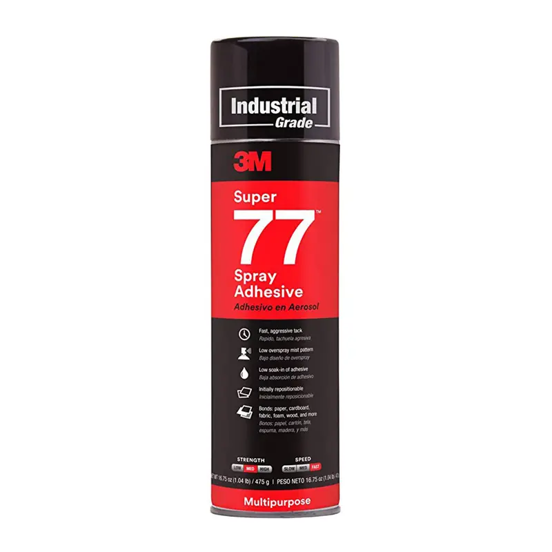 3M Super 77 Multipurpose Spray Adhesive – 375G Aerosol Bonding Solution 1