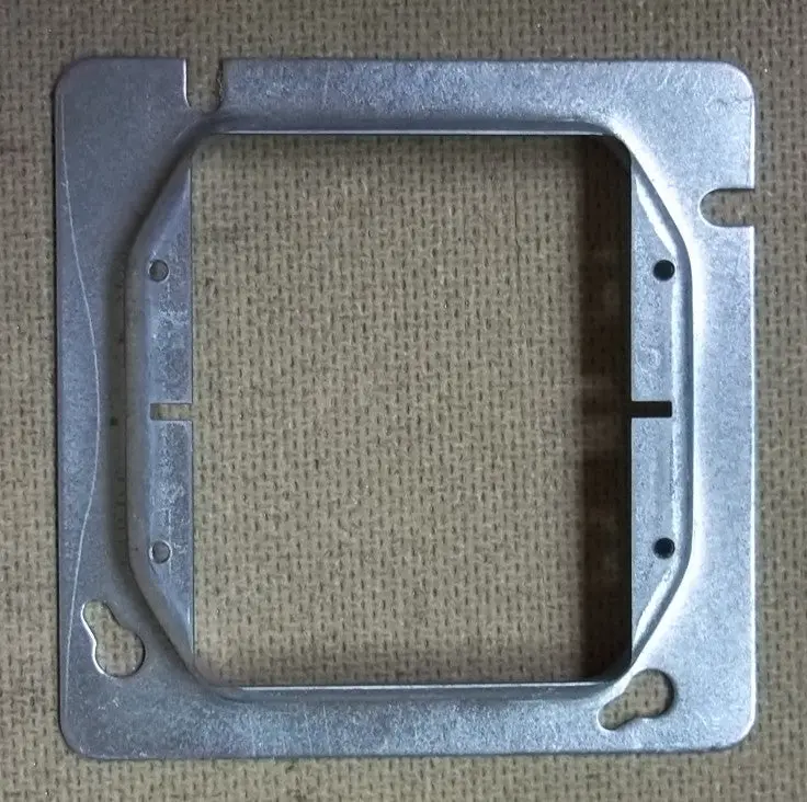 4-Inch Square Raised Electrical Device Cover With 1/2-Inch Height – Brand New 1