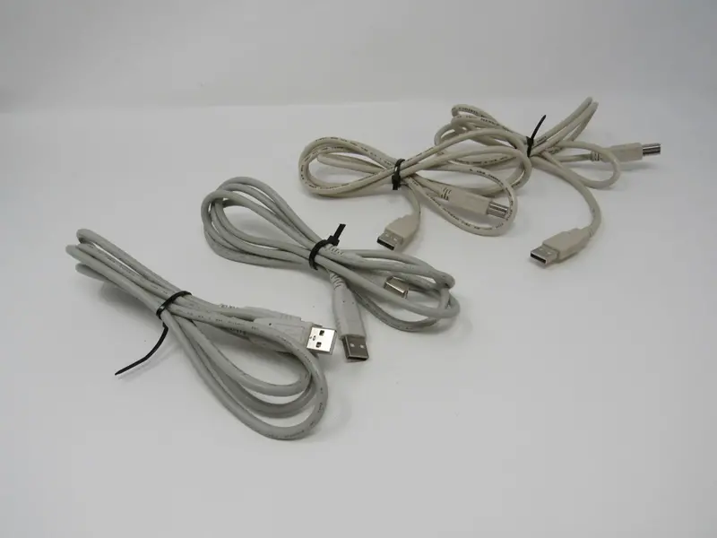 4-Pack Usb 2.0 A-To-B Cables – 55-Inch Extended-Length For Flexible Device Setup 1
