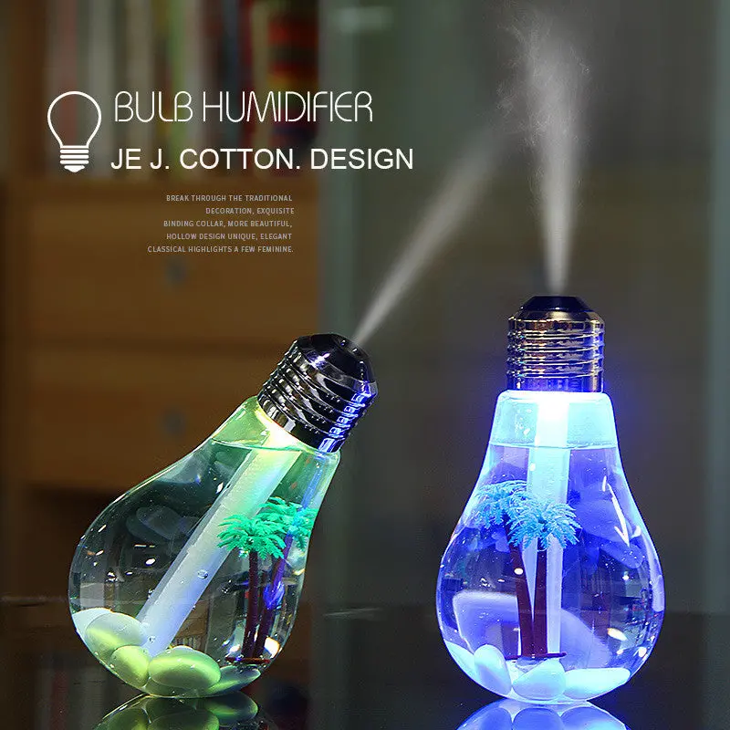 400Ml Ultrasonic Cool Mist Humidifier With Aroma Diffuser And Led Night Light 1