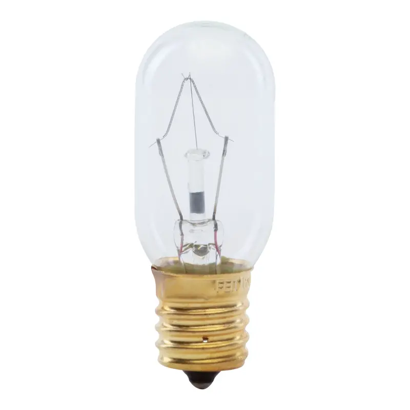 40W Microwave Light Bulb – E17 Base, T8 Shape, Soft White 2700K, Dimmable 1