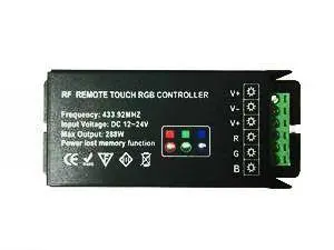 433.92 Mhz Rf Touch Remote Controller For Rgb Led Strips – 24A, 288W, Dual Voltage (12V/24V) 1