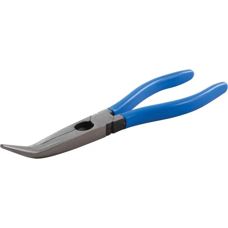 45° Curved Needle-Nose Pliers With Integrated Cutter 1