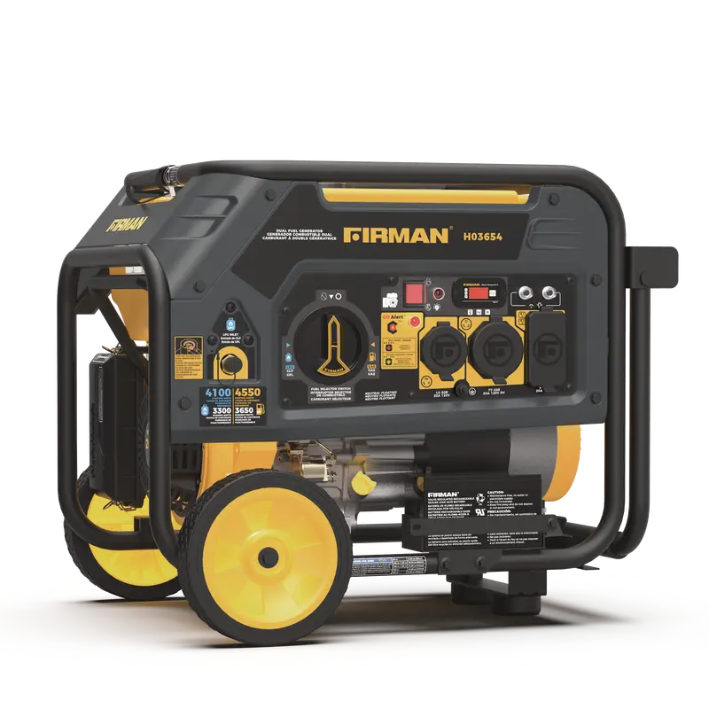 4550W Dual-Fuel Portable Generator With Electric Start And Carbon Monoxide Safety Alert 1