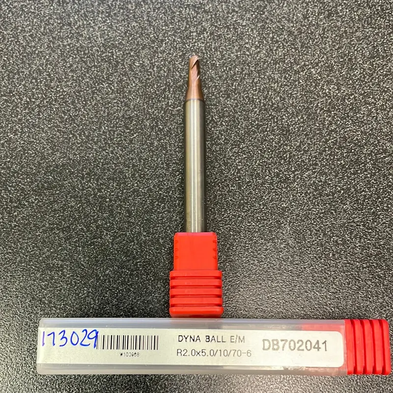 4Mm Two-Flute Altin-Coated End Mill With 5Mm Cut Length (173029) 1