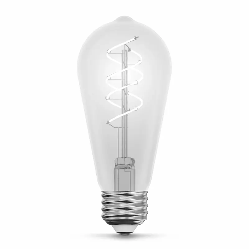 5.5W St19 Spiral Filament Led Bulb – 40W Equivalent, 5000K Daylight 1