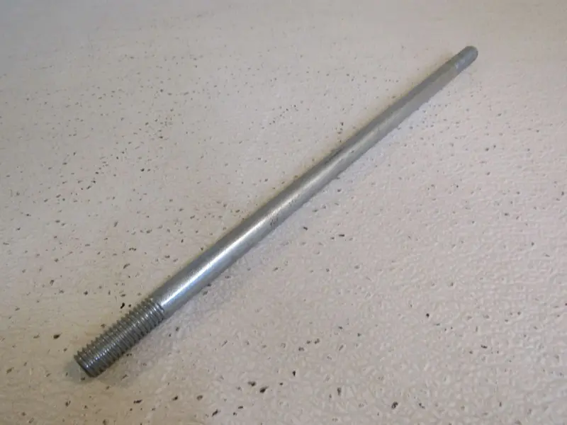 5/8-Inch Diameter × 13-Inch Zinc-Plated Threaded Rod – Commercial Grade, Used 1