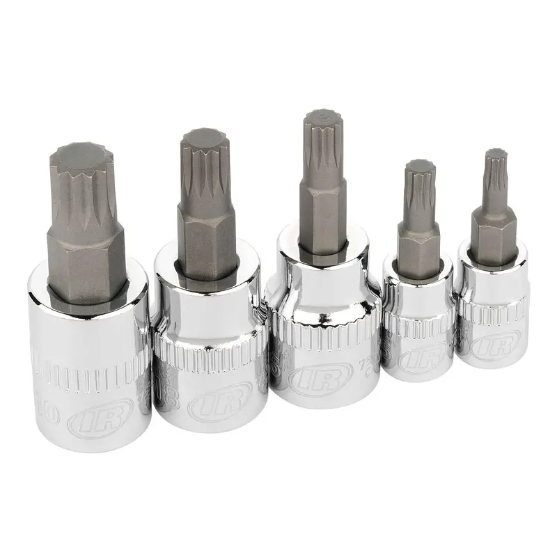 5-Piece Triple Square (Xzn) Bit Socket Set – Metric Sizes 1
