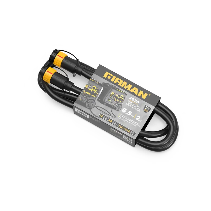 6.5-Foot Parallel Kit Cable For Firman 7200W Inverter Generators — 120/240V 1