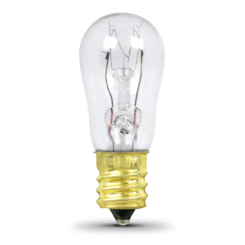6-Watt Dimmable S6 Incandescent Bulb (E12 Base, 2700K Soft White) 1