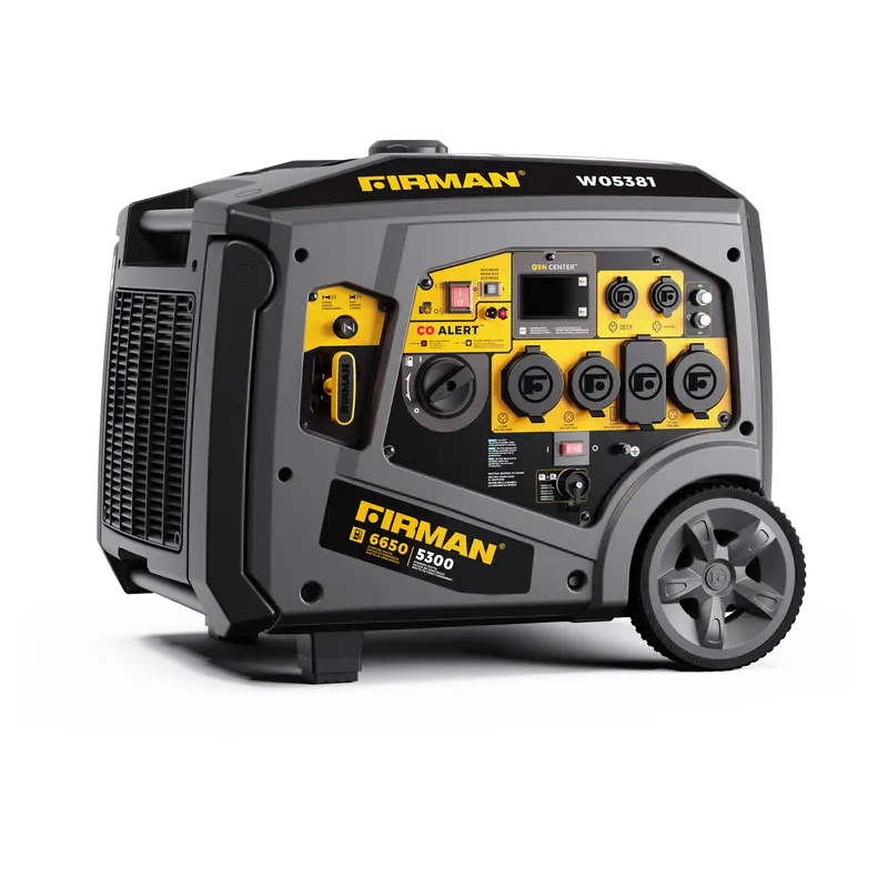 6650W Gas Inverter Generator — 120/240V Dual Output With Co Detection 1