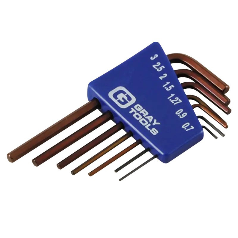 7-Piece Metric Short-Arm S2 Hex Key Set 1
