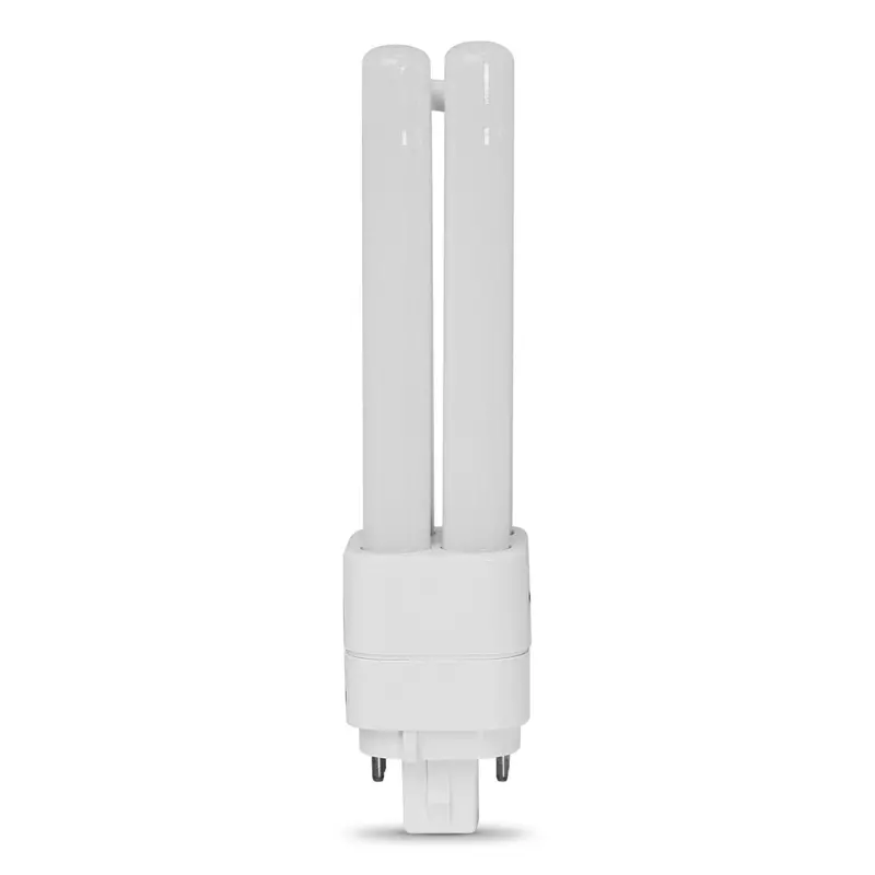 7W Soft White Pl Led Bulb (2700K, G24Q-2 Base) – Type A Direct Replacement, Double-Tube Design 1