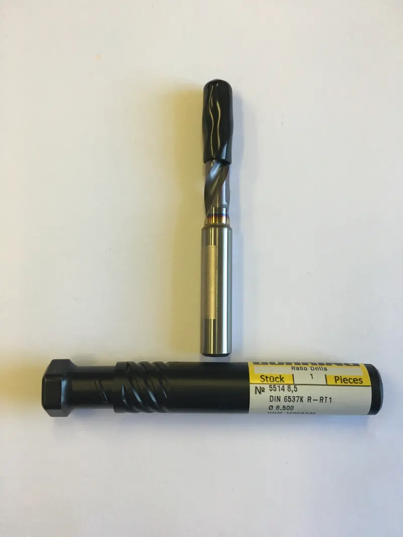 8.50Mm Solid Carbide Drill – 5514 Series, 3Xd Flute Length 1
