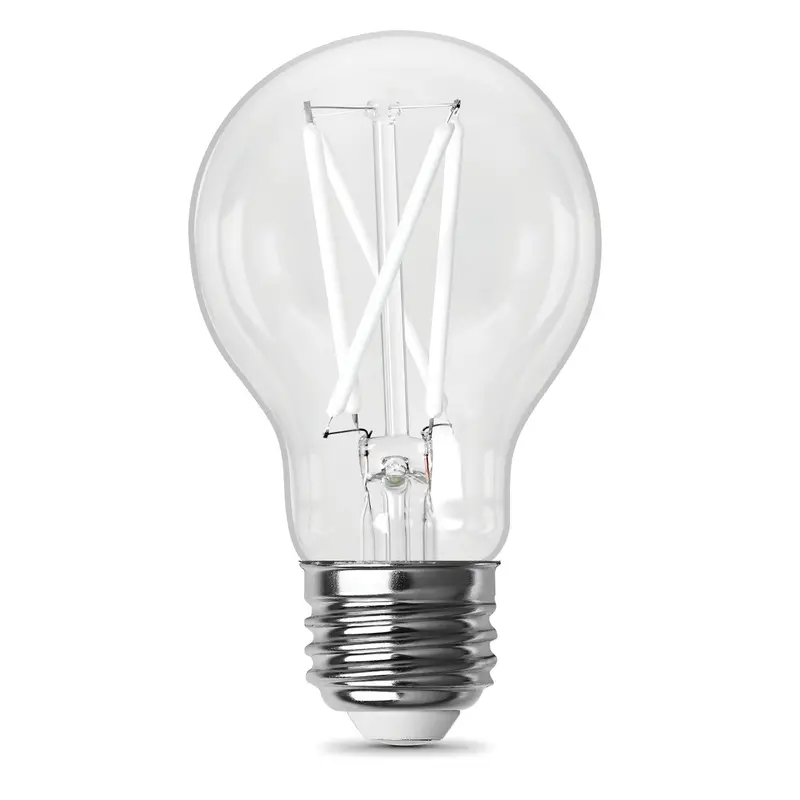 8.8W Dimmable A19 Led Bulb – 60W Equivalent, Daylight (5000K), E26 Medium Base, Vintage Filament Style (2-Pack) 1