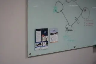 900 X 1200 Mm Magnetic Glass Whiteboard 1