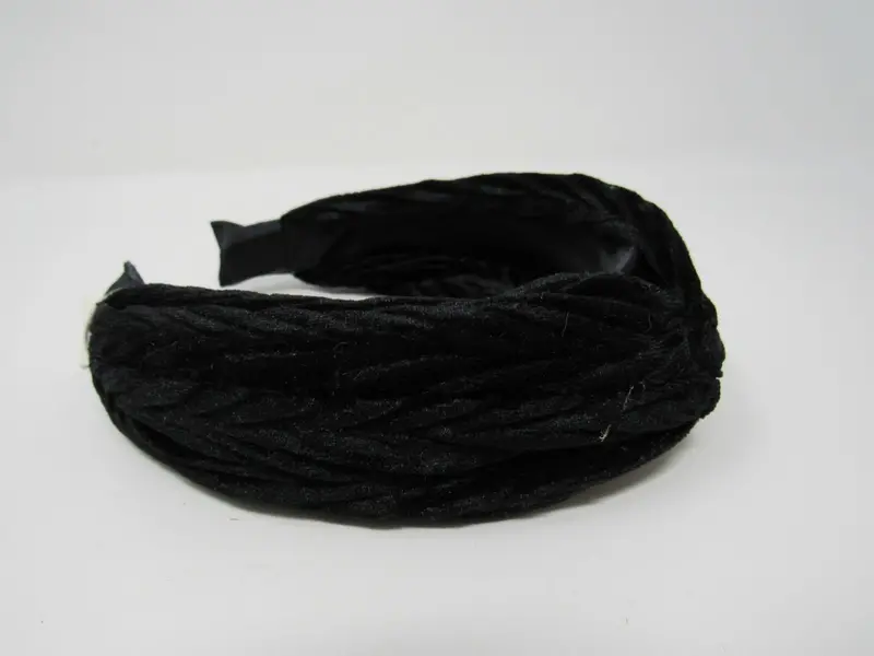 A New Day Fabric Headband – Black, One Size 1