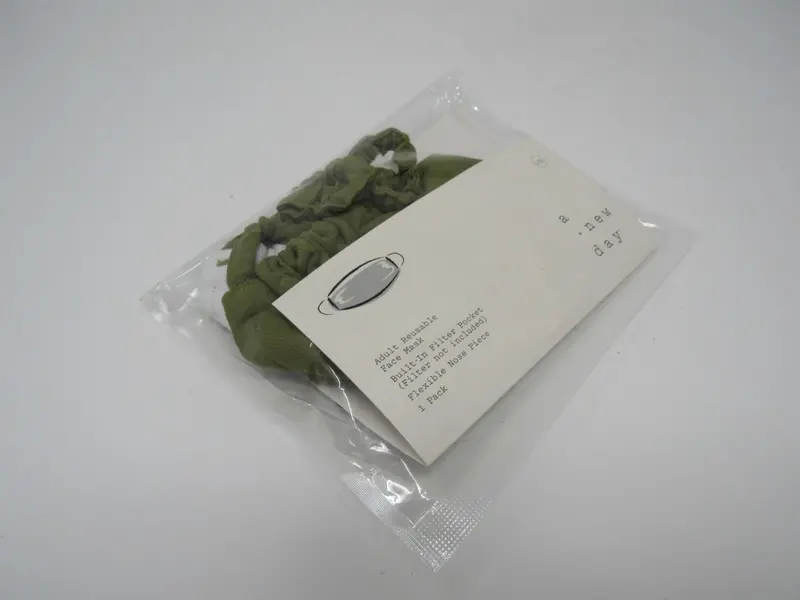 A New Day Reusable Adult Face Mask – Single Pack In Army Green (L/Xl) 1