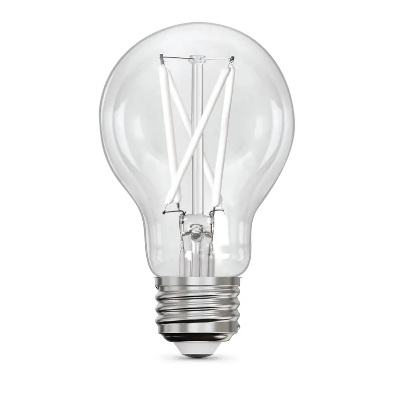 A19 Dimmable 2700K Soft White Filament Led Bulb – 60W Equivalent, E26 Base (2-Pack) 1