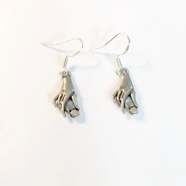 Abstract Hand-Design Earrings Blending Therapy And Aesthetic Appeal 1