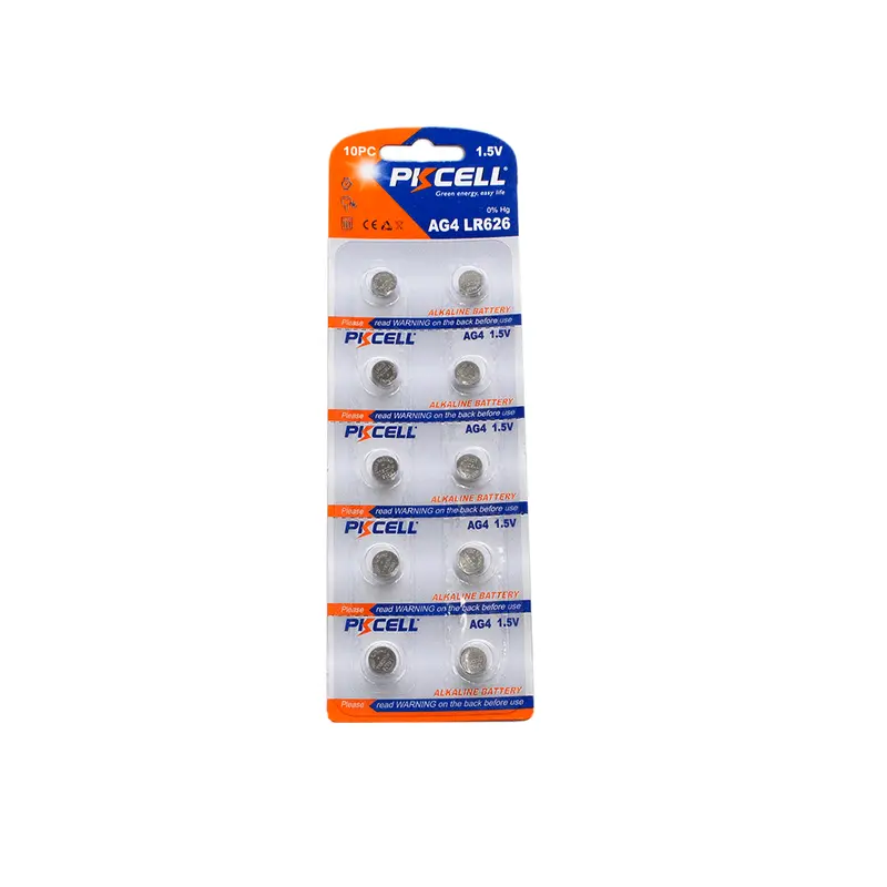 Ag4 / Lr626 Alkaline Button Cell – 1.5V, Mercury-Free, 35Mah 1