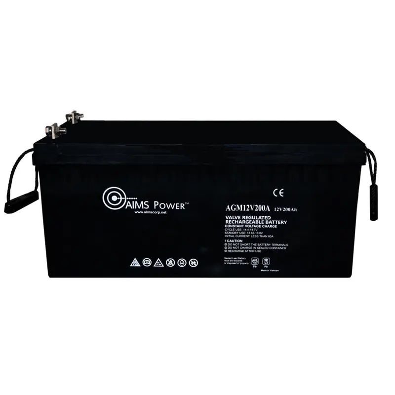 Aims Power 12V 200Ah Agm Deep Cycle Battery – Heavy-Duty Sealed Lead-Acid For Off-Grid Use 1