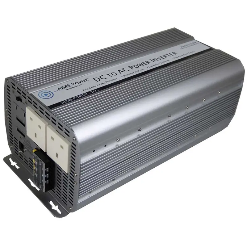 Aims Power 5000W Uk/Eu Inverter – 12V Dc To 230V Ac, 50Hz, Plug-And-Play European Model 1