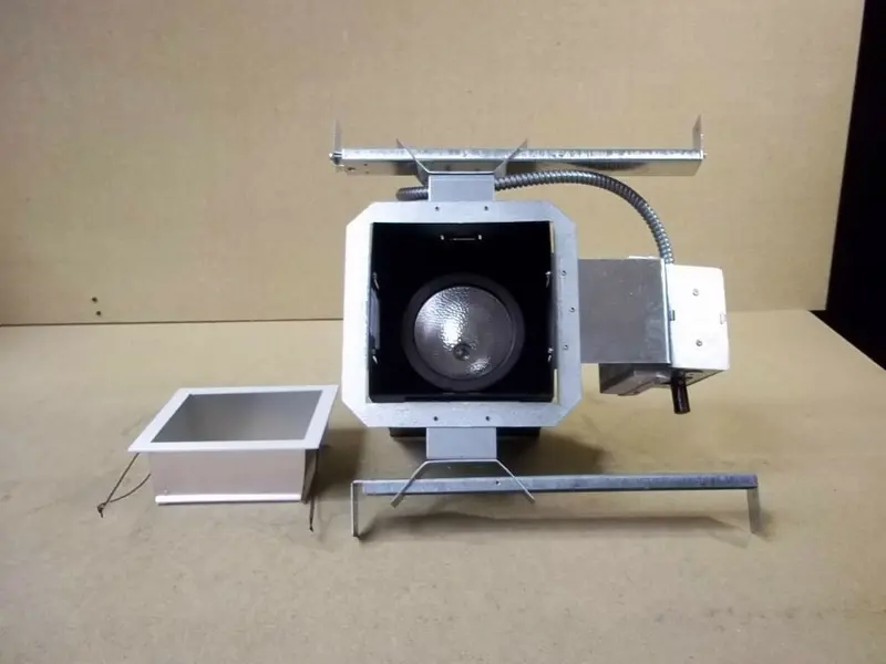 Amerlux Recessed Square Light Fixture – 6.75", 39W, 120V (Model 973-882-5010, New) 1