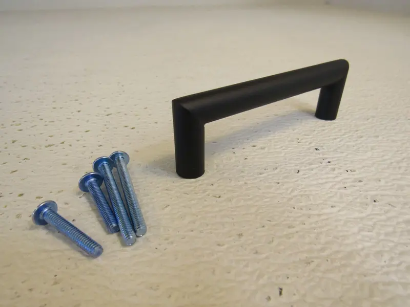 Amerock Matte Black Cabinet Pull – 96Mm Modern Handle, 3.75-Inch Contemporary Style 1