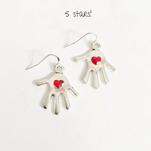 Anatomical Hand Earrings – Artistic Expression Of Grounding & Presence 1