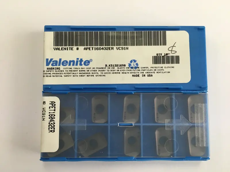 Apet160432Er-Vc91N Insert – 16Mm, 4Mm, 32°, Vc91N Grade 1