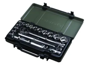 Arsenal 24-Piece High-Torque Anti-Slip Socket Set — 10–32Mm, 1/2" Drive, 90-Tooth Ratchet Design 1