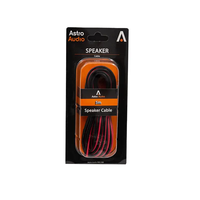 Astro Audio 5-Meter Speaker Wire – Red And Black Stranded Cable 1