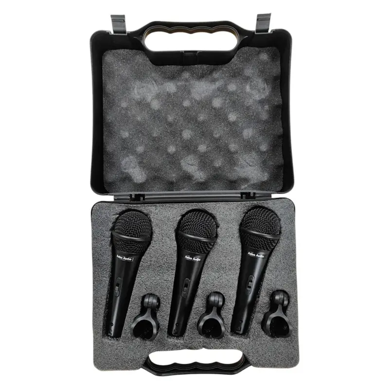 Astro Audio Aa-Xm1800 Triple-Pack Dynamic Microphones 1