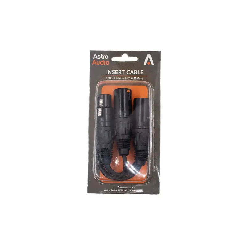 Astro Audio Tx009 + Dual Tx010 Xlr Splitter – Female-To-Two-Male, 0.3M 1