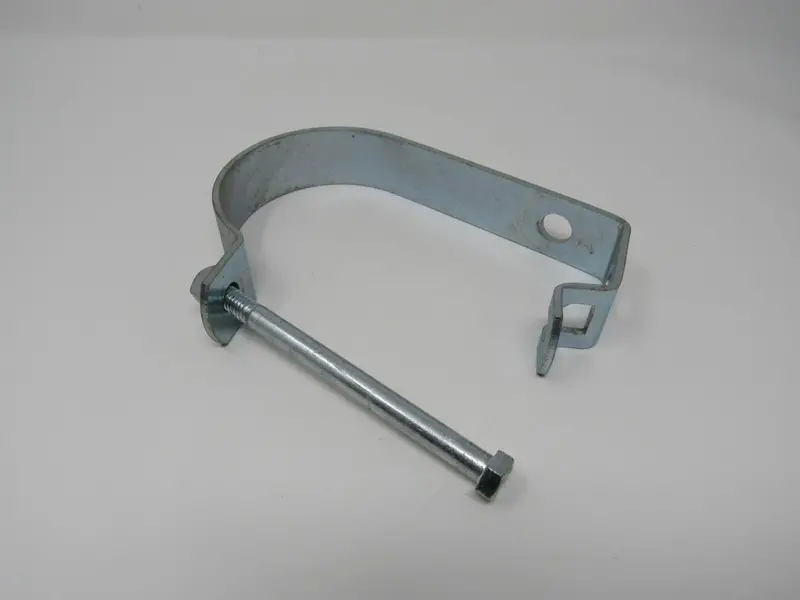 B-Line Zinc-Plated Adjustable Pipe Clamp – 1.25-Inch J-Hanger, Model B3690 1