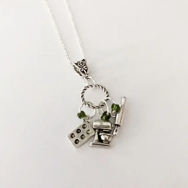 Baker’S Joy Charm Necklace – Sweet Treats & Culinary Pride 1