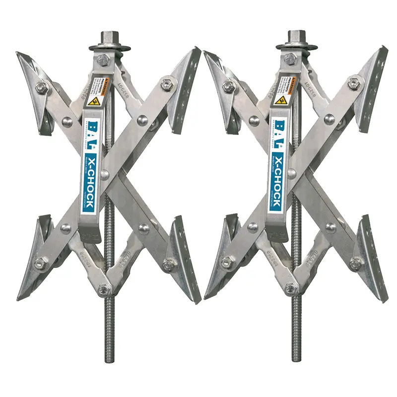 Bal X-Chock Wheel Stabilizer Pair With Single Handle 1