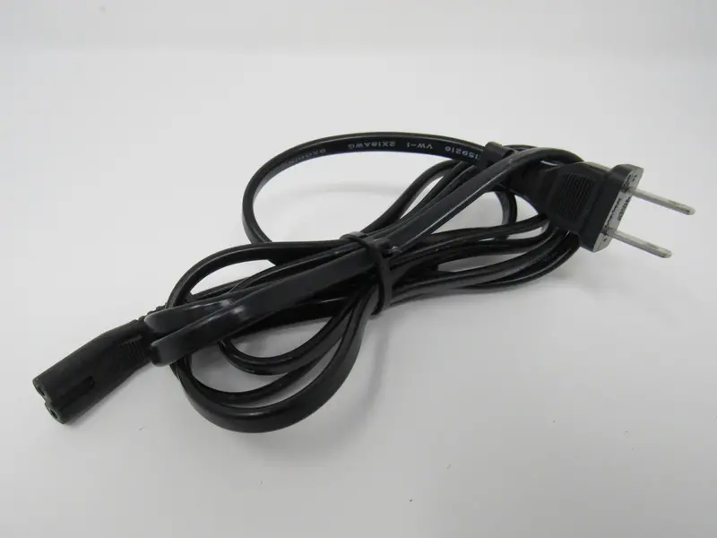 Baohing 6-Foot Non-Polarized Power Cord With Nema 1-15 Plug And Iec C7 Connector – New 1